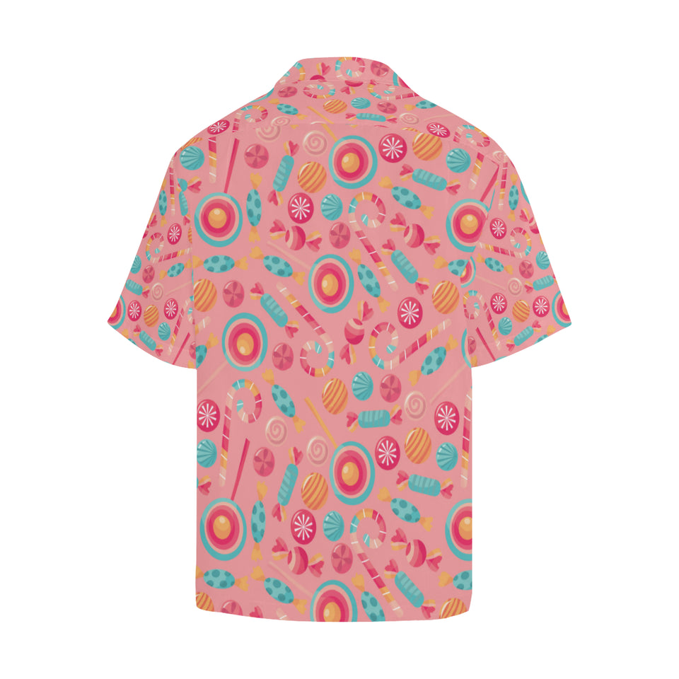 Colorful candy pattern Men's All Over Print Hawaiian Shirt