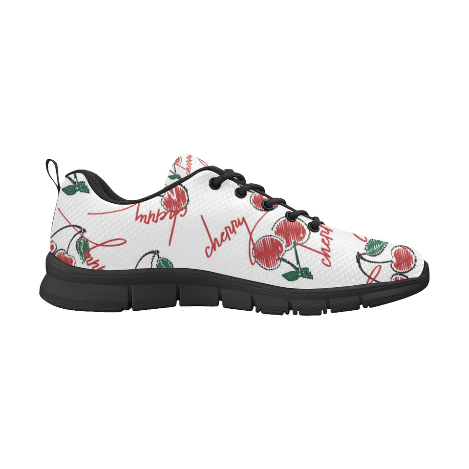 Hand drawn cherry pattern Men's Sneaker Shoes