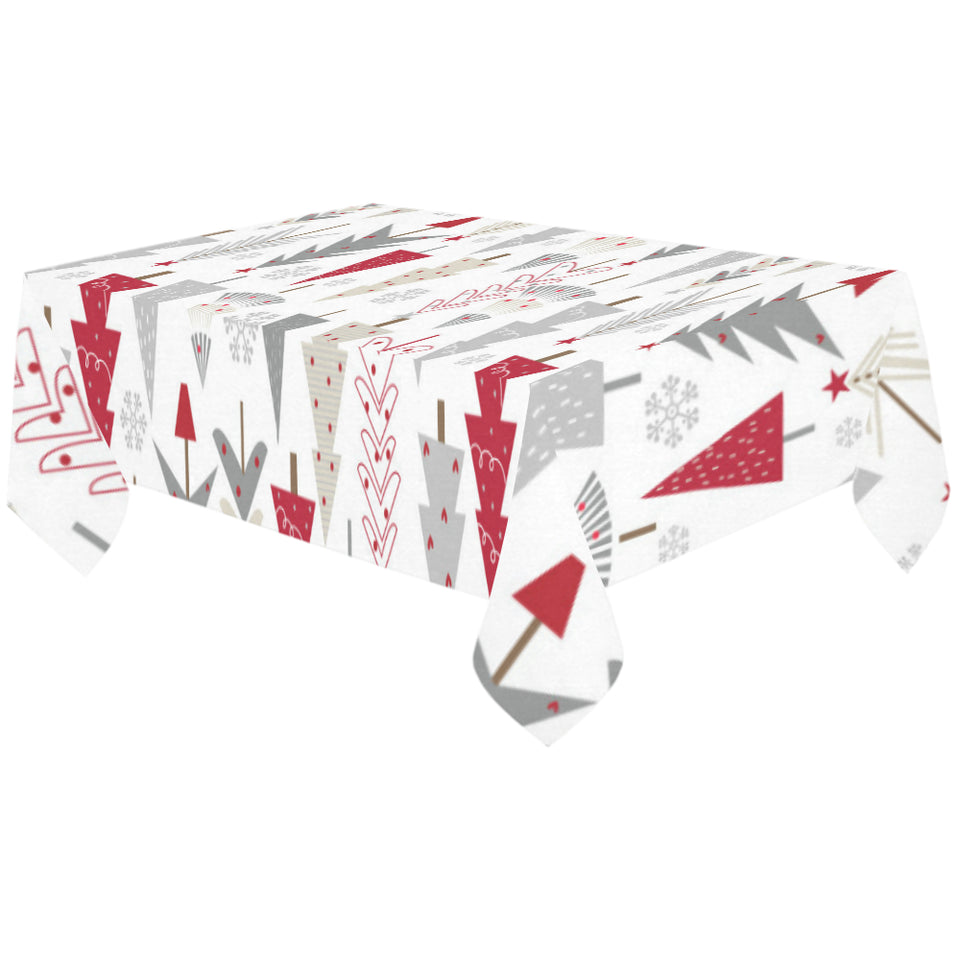 Cute Christmas tree pattern Tablecloth