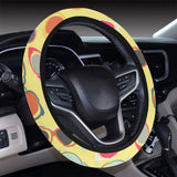 Sun Glasses Pattern Print Design 05 Car Steering Wheel Cover
