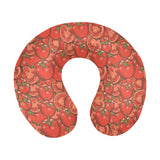 Red Tomato Pattern U-Shaped Travel Neck Pillow