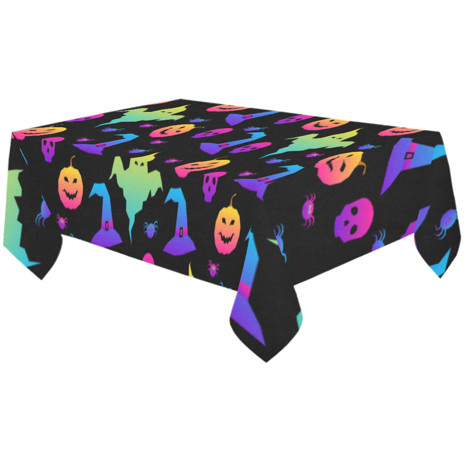 Colorful halloween background Tablecloth