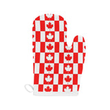 Canada Pattern Print Design 05 Heat Resistant Oven Mitts