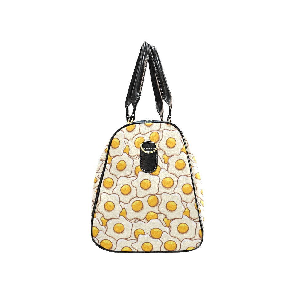Fried Eggs Pattern Print Design 02 Travel Bag