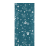 Snowflake pattern dark background Beach Towel