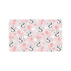 Cute panda ballon heart pattern Doormat