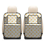 Pancake Pattern Print Design 05 Car Seat Back Organizer