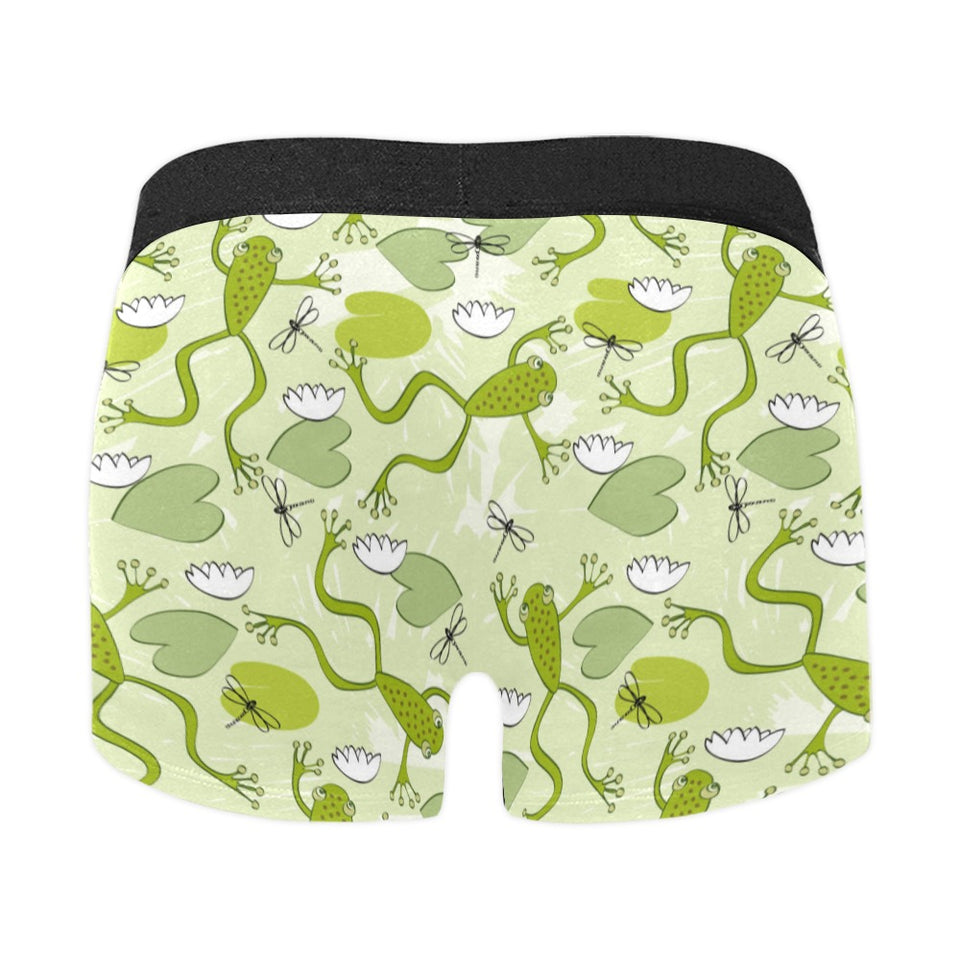 Cute frog dragonfly pattern Men's All Over Print Boxer Briefs Men's Underwear