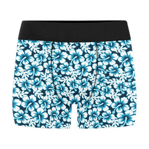 Hibiscus Pattern Print Design 04 Men's All Over Print Boxer Briefs Men's Underwear