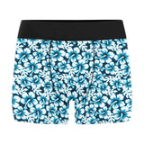 Hibiscus Pattern Print Design 04 Men's All Over Print Boxer Briefs Men's Underwear