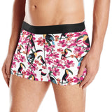 Toucan flower design pattern Men's All Over Print Boxer Briefs Men's Underwear