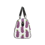 Eggplant Pattern Print Design 01 Travel Bag