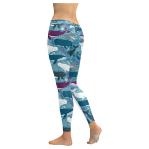 Whale design pattern Women's Legging Fulfilled In US