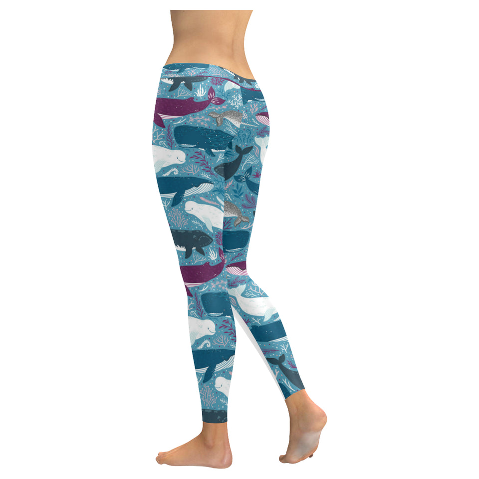 Whale design pattern Women's Legging Fulfilled In US