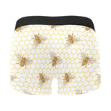 Bee honeycomb seamless design pattern Men's All Over Print Boxer Briefs Men's Underwear