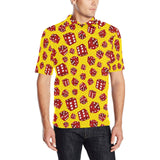 Dice Pattern Print Design 04 Men's All Over Print Polo Shirt