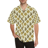 Lion Pattern Print Design 02 Men's All Over Print Hawaiian Shirt (Model T58)