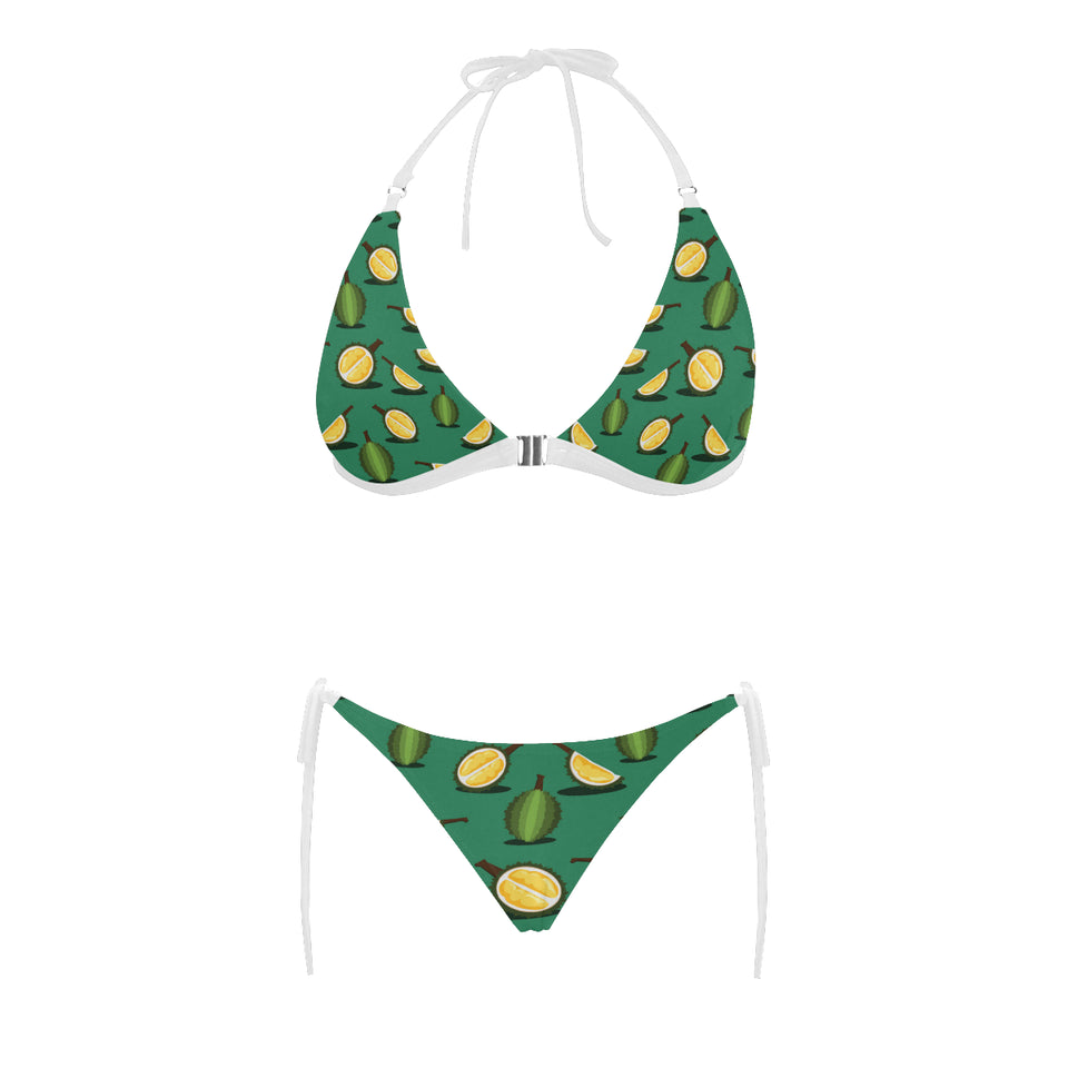 Durian pattern green background Sexy Bikinis Two-Piece Swimsuits