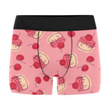 Cake cherry pattern Men's All Over Print Boxer Briefs Men's Underwear