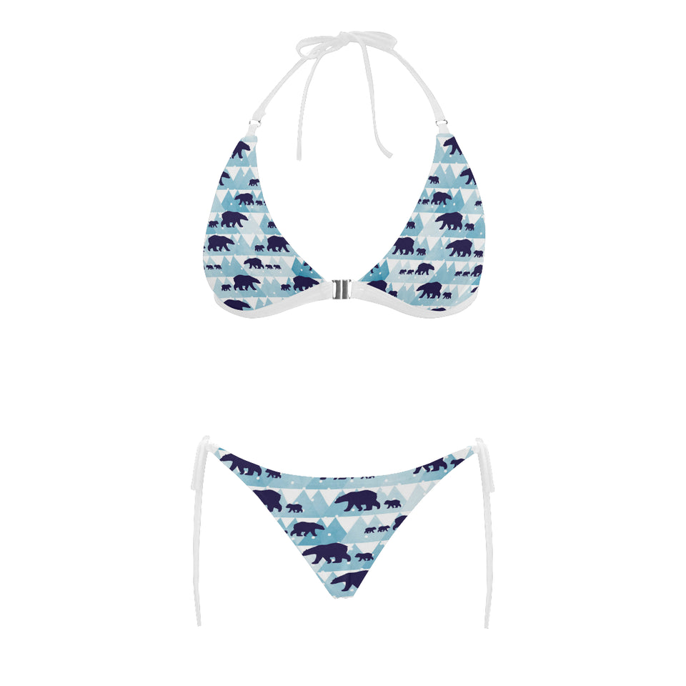 polar bear winter snow pattern Sexy Bikinis Two-Piece Swimsuits