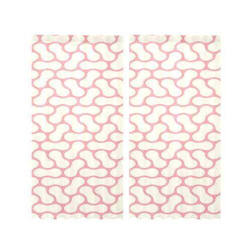 peanuts texture pattern Gauze Curtain