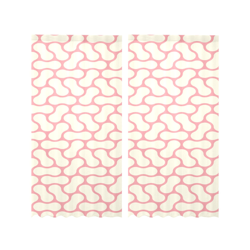 peanuts texture pattern Gauze Curtain