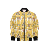 Camels ethnic motif pattern Kids' Boys' Girls' Bomber Jacket