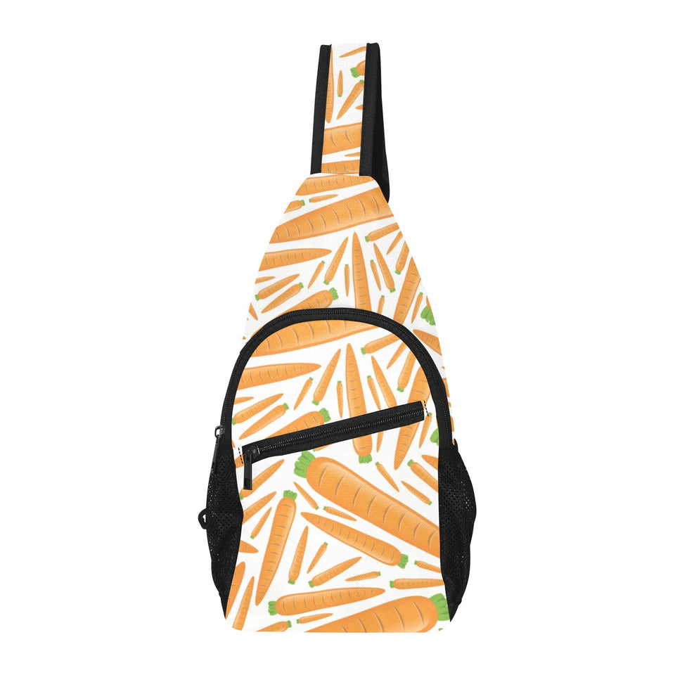 Carrot Pattern Print Design 02 All Over Print Chest Bag