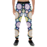 Colorful clock background Unisex Casual Sweatpants