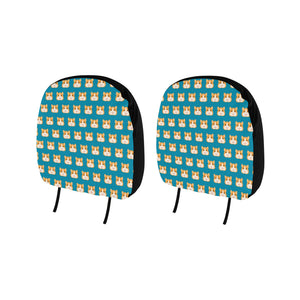 Guinea Pig Pattern Print Design 03 Car Headrest Cover