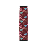 Pretzels Pattern Print Design 05 Car Seat Belt Cover
