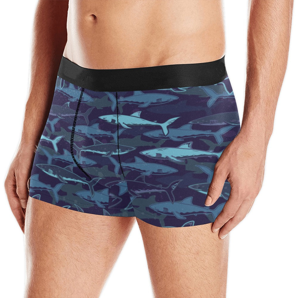 Shark pattern Men's All Over Print Boxer Briefs Men's Underwear