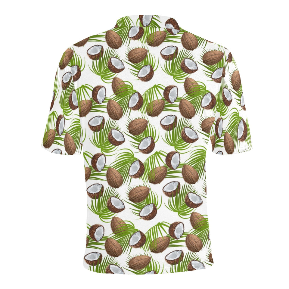 Coconut Pattern Print Design 04 Men's All Over Print Polo Shirt