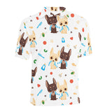 Cute Chihuahua dog pattern Men's All Over Print Polo Shirt