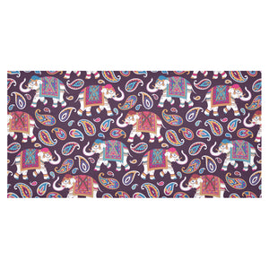 Elephant indian style ornament pattern Tablecloth