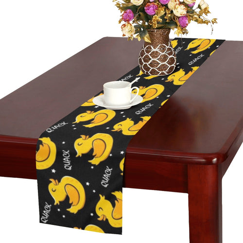Duck Pattern Print Design 05 Table Runner