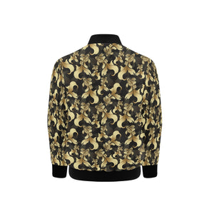 Goldfish Pattern Print Design 01 Kids' Boys' Girls' Bomber Jacket