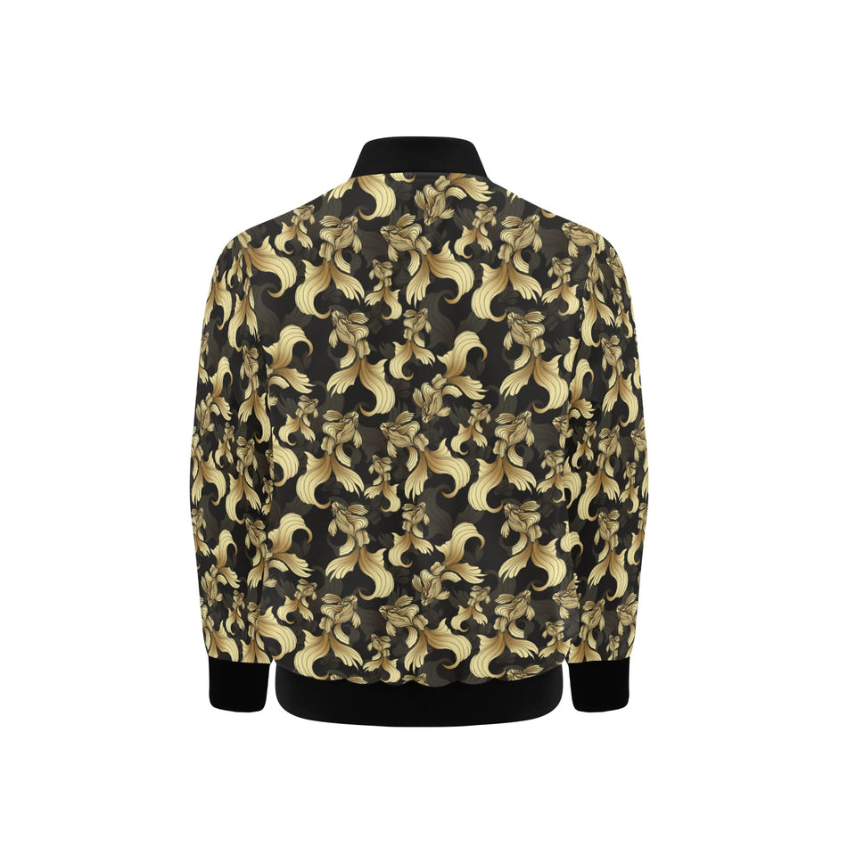 Goldfish Pattern Print Design 01 Kids' Boys' Girls' Bomber Jacket