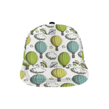 Hot Air Balloon Bird Cloud Pattern All Over Print Snapback Cap