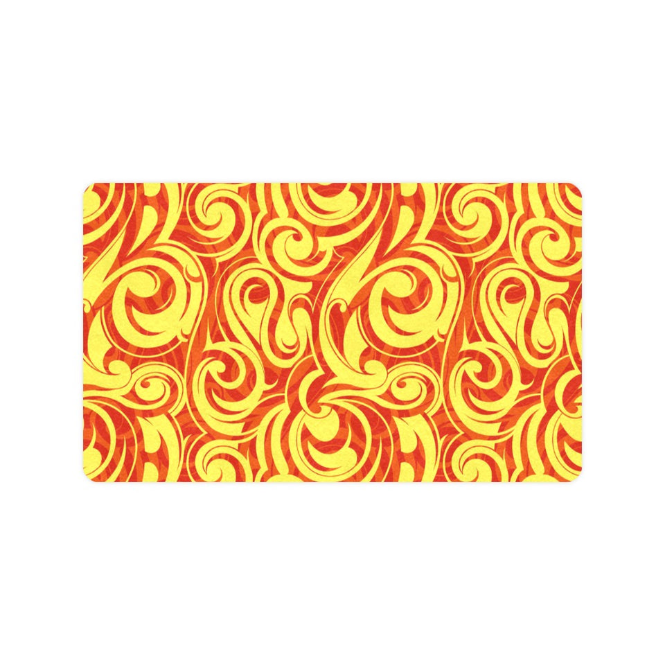 Fire flame design pattern Doormat