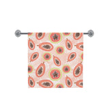 papaya leaves pattern Bath Towel