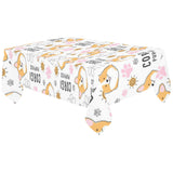 Corgi Dog Pattern Tablecloth