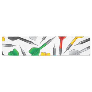 Darts Pattern Print Design 03 Table Runner