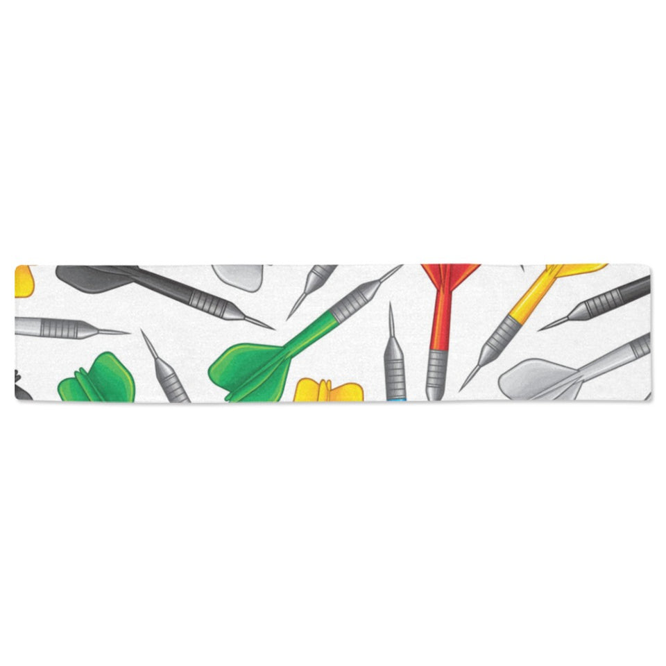 Darts Pattern Print Design 03 Table Runner