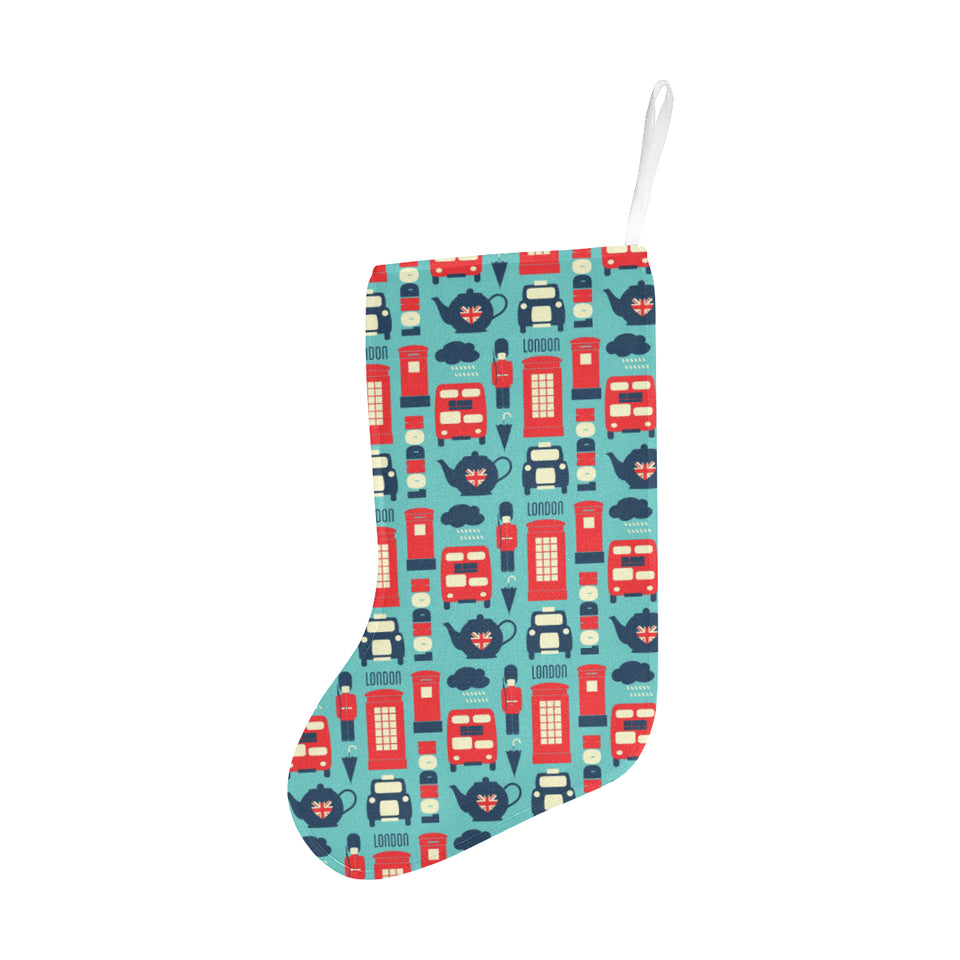 British Pattern Print Design 04 Christmas Stocking