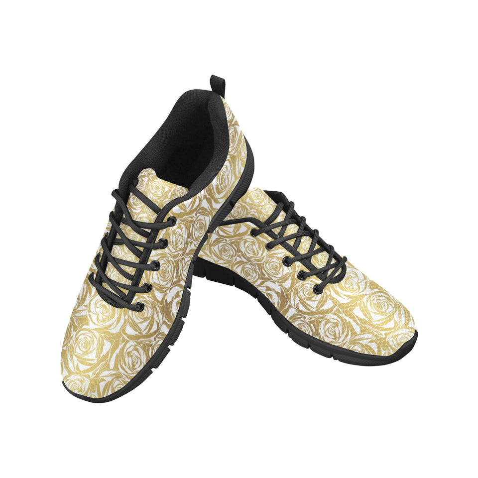 Rose Pattern Print Design 05 Women's Sneaker Shoes