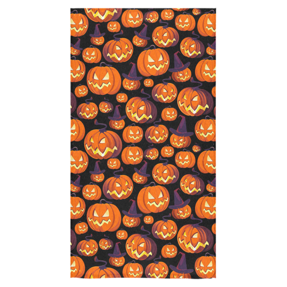 Halloween Pumpkin pattern Bath Towel
