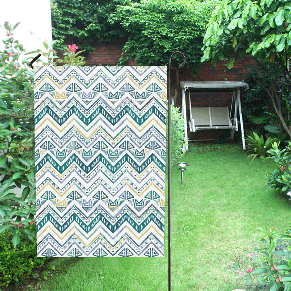 zigzag chevron paint design pattern House Flag Garden Flag