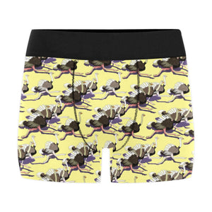 Ostrich Pattern Print Design 04 Men's All Over Print Boxer Briefs Men's Underwear