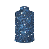 Night sky star pattern Women's Padded Vest